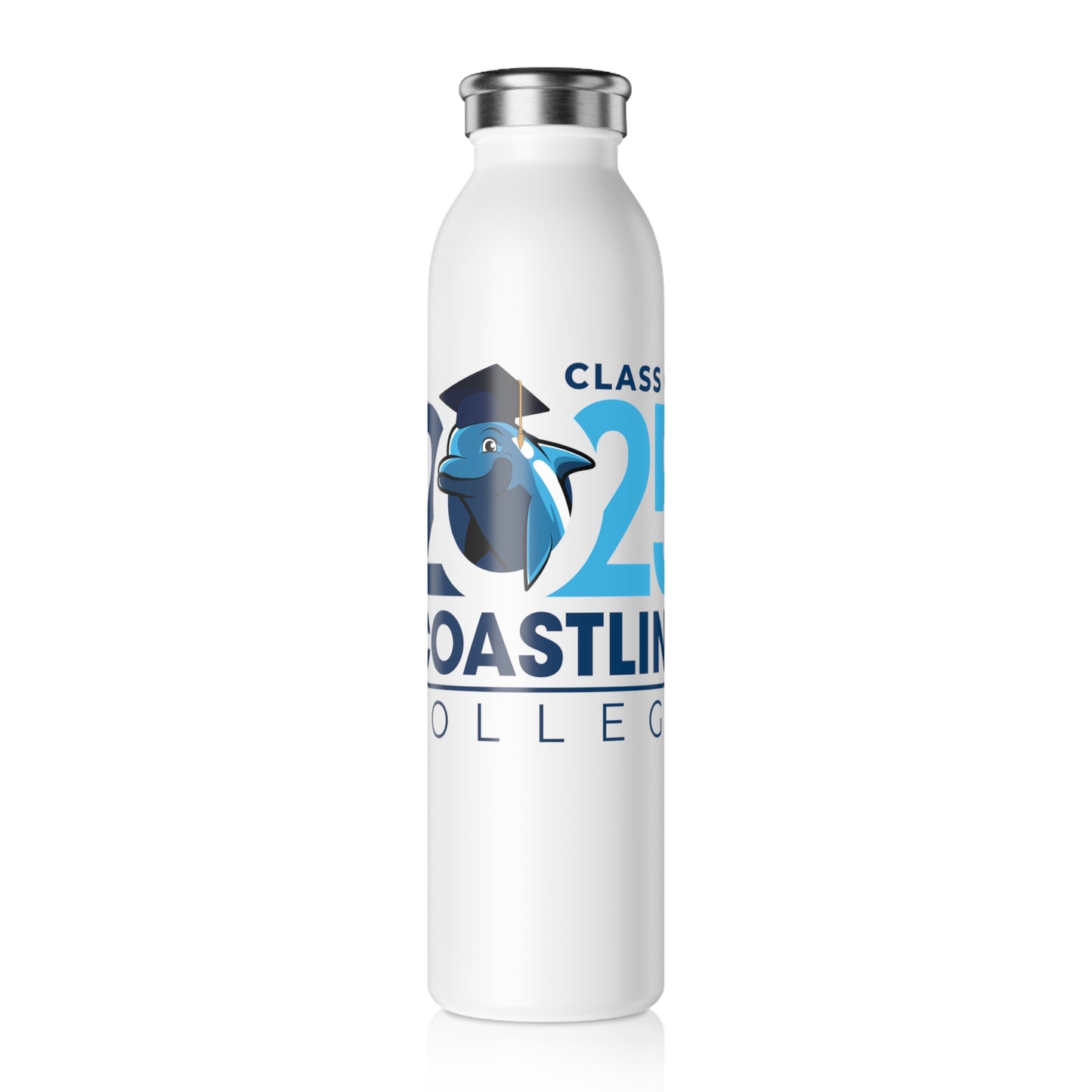 Coastline Class of 2025 Slim Water Bottle