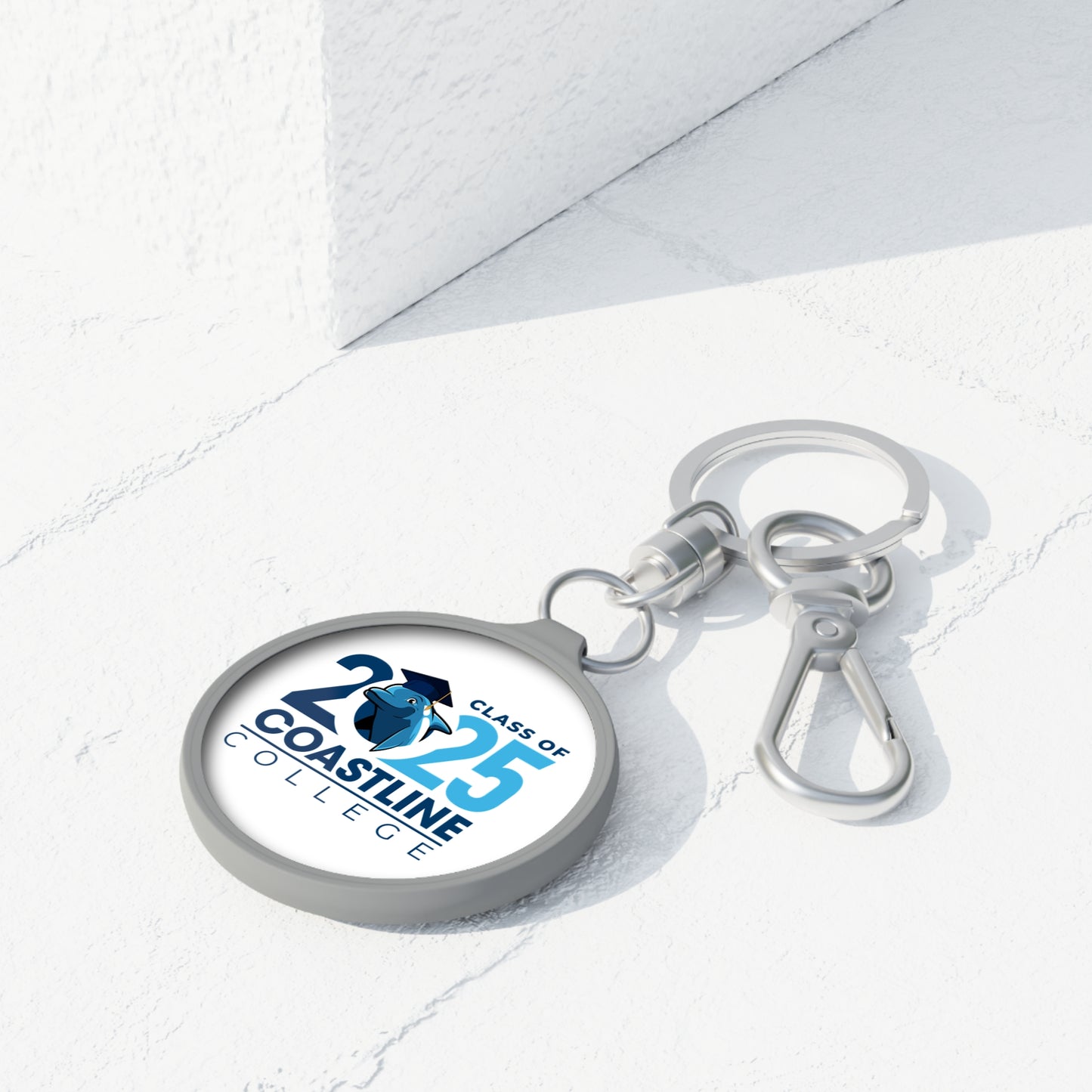 Coastline Class of 2025 Keyring Tag - White