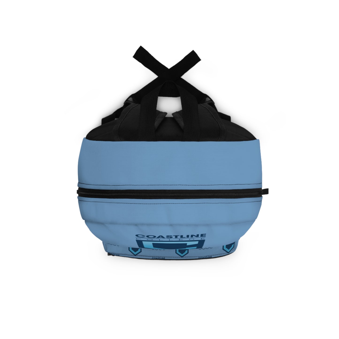Shield Logo & Waves Light Blue Backpack