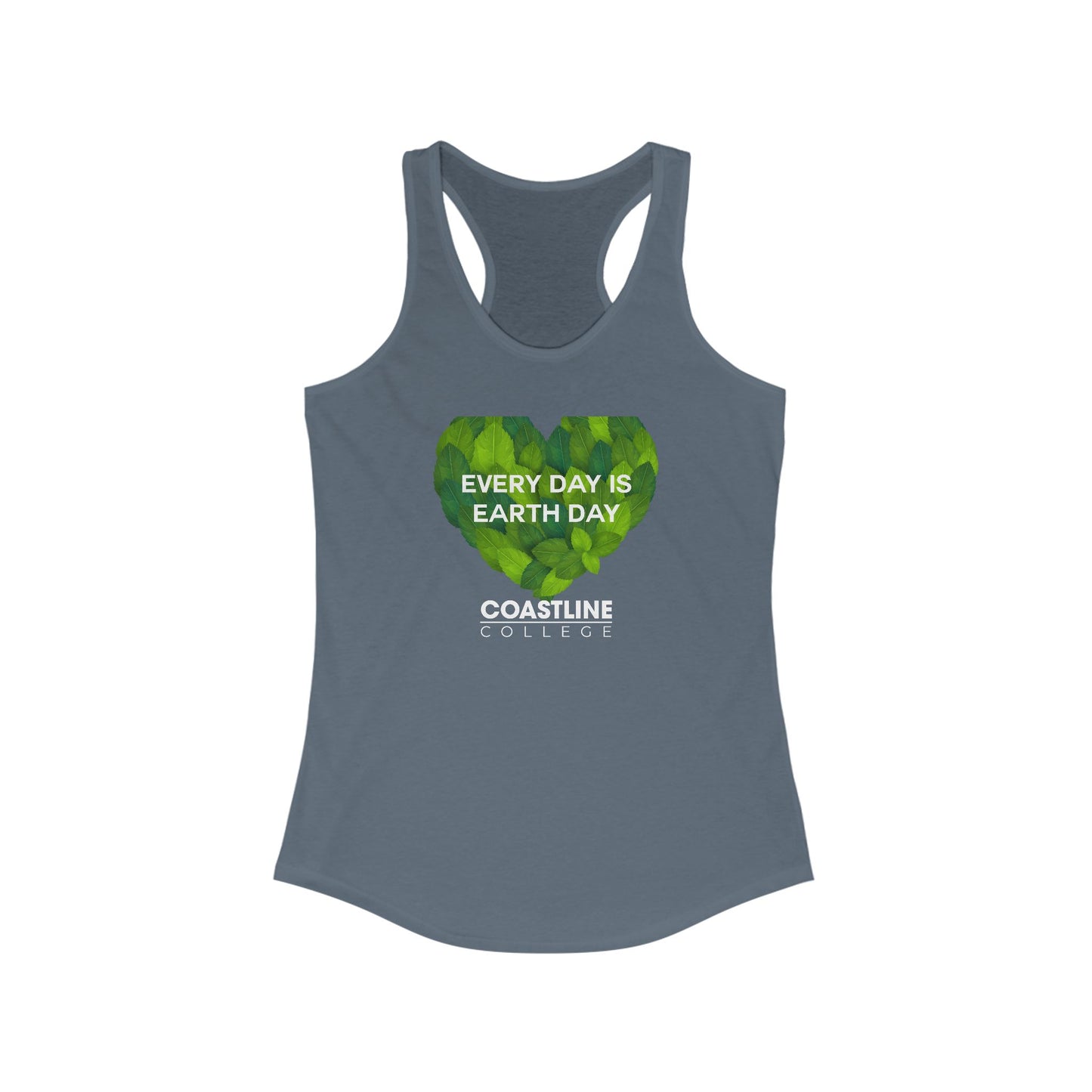 Coastline "Every Day Is Earth Day" Women's Ideal Racerback Tank