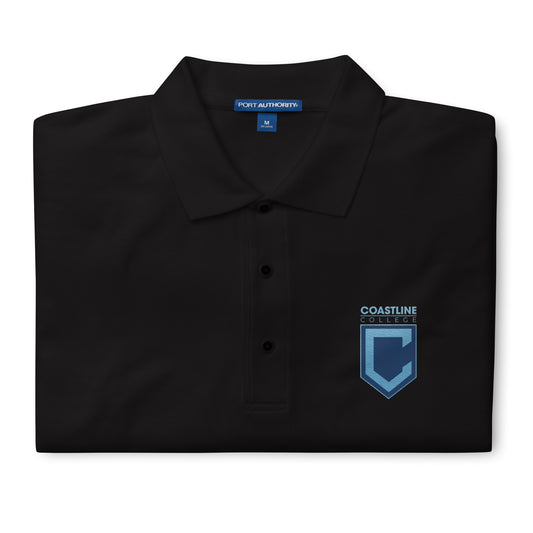 Shield Logo Unisex Premium Polo - Dark Colors