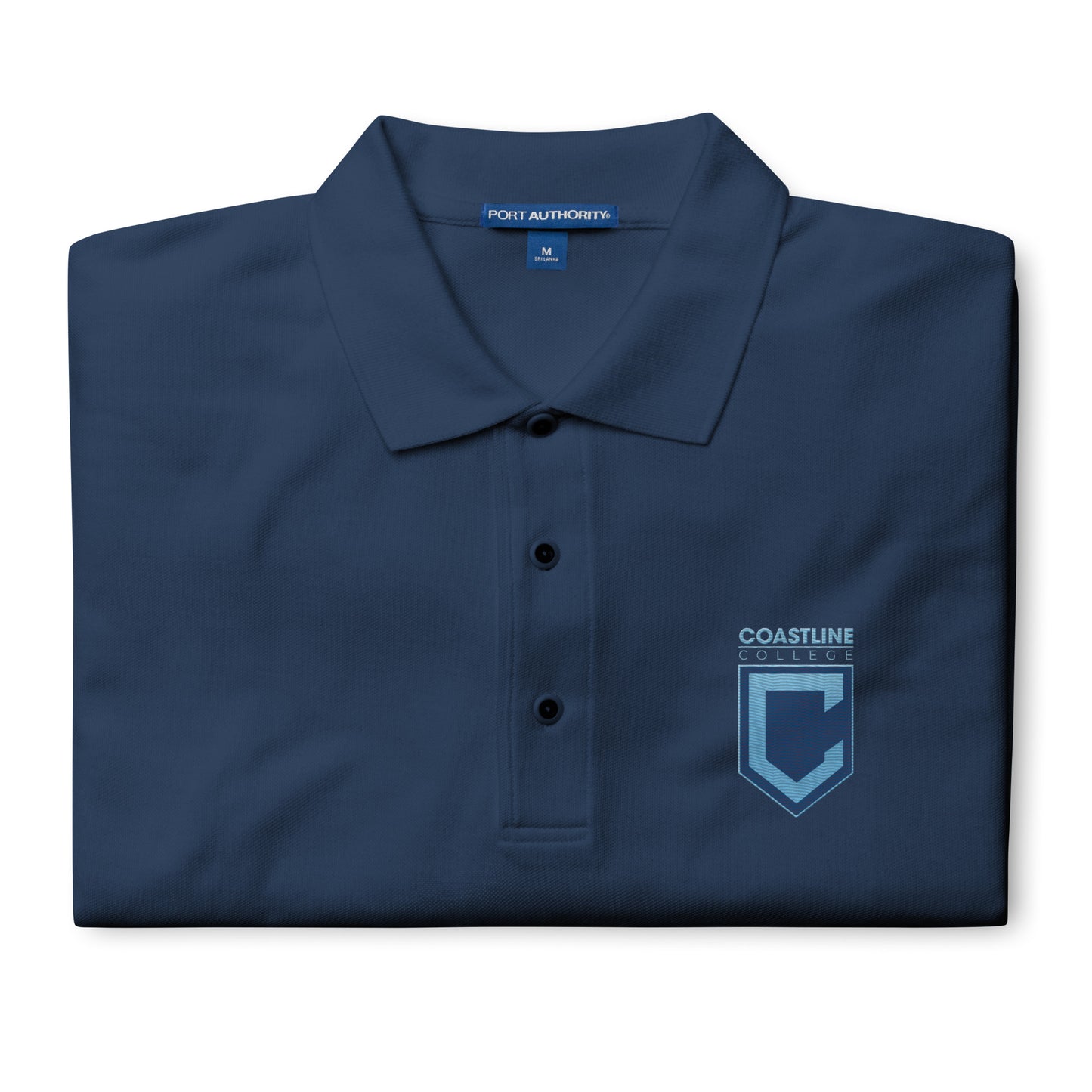 Shield Logo Unisex Premium Polo - Dark Colors