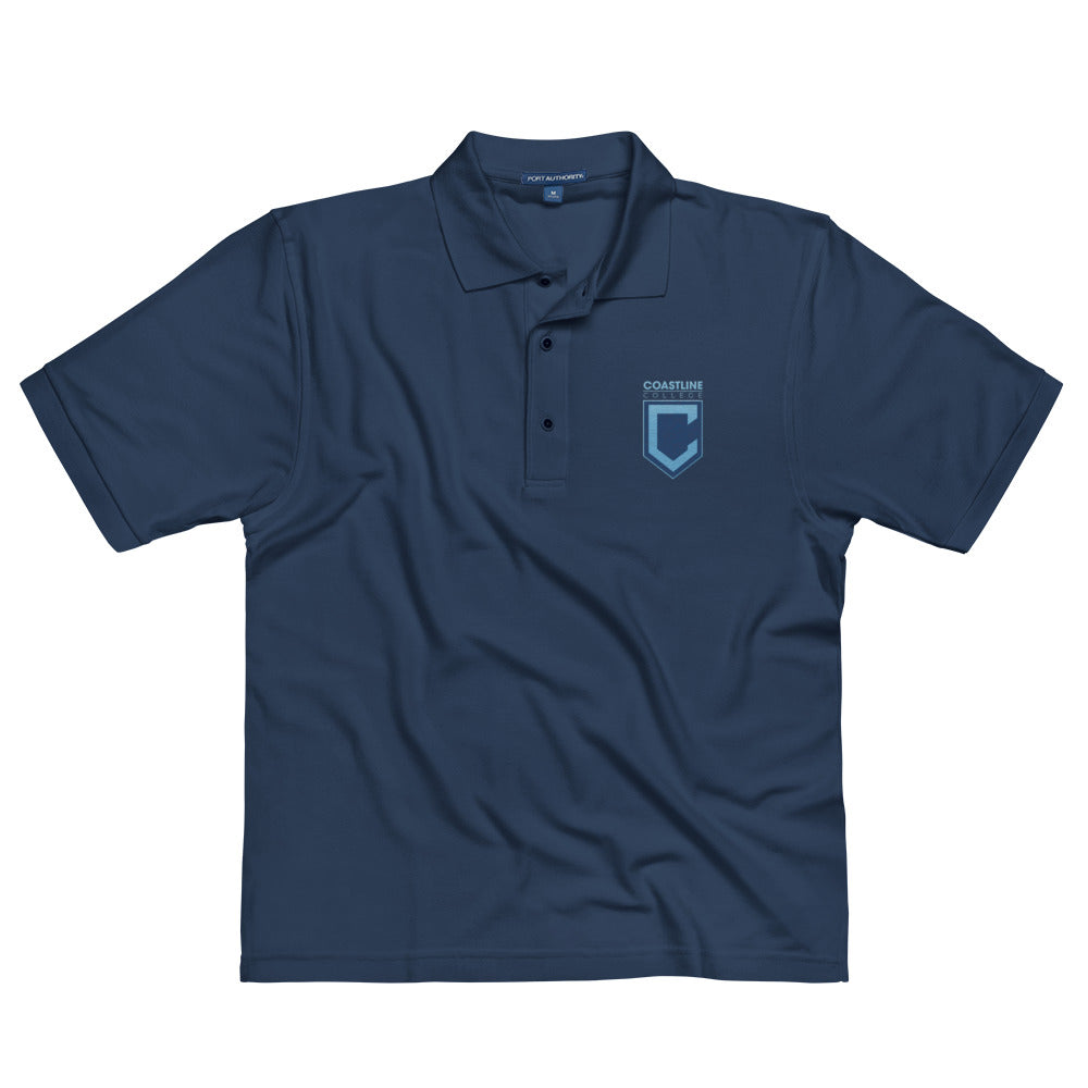 Shield Logo Unisex Premium Polo - Dark Colors