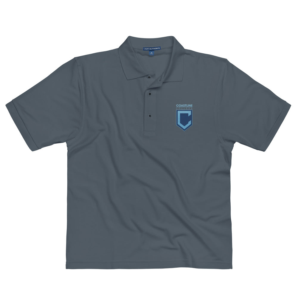 Shield Logo Unisex Premium Polo - Dark Colors