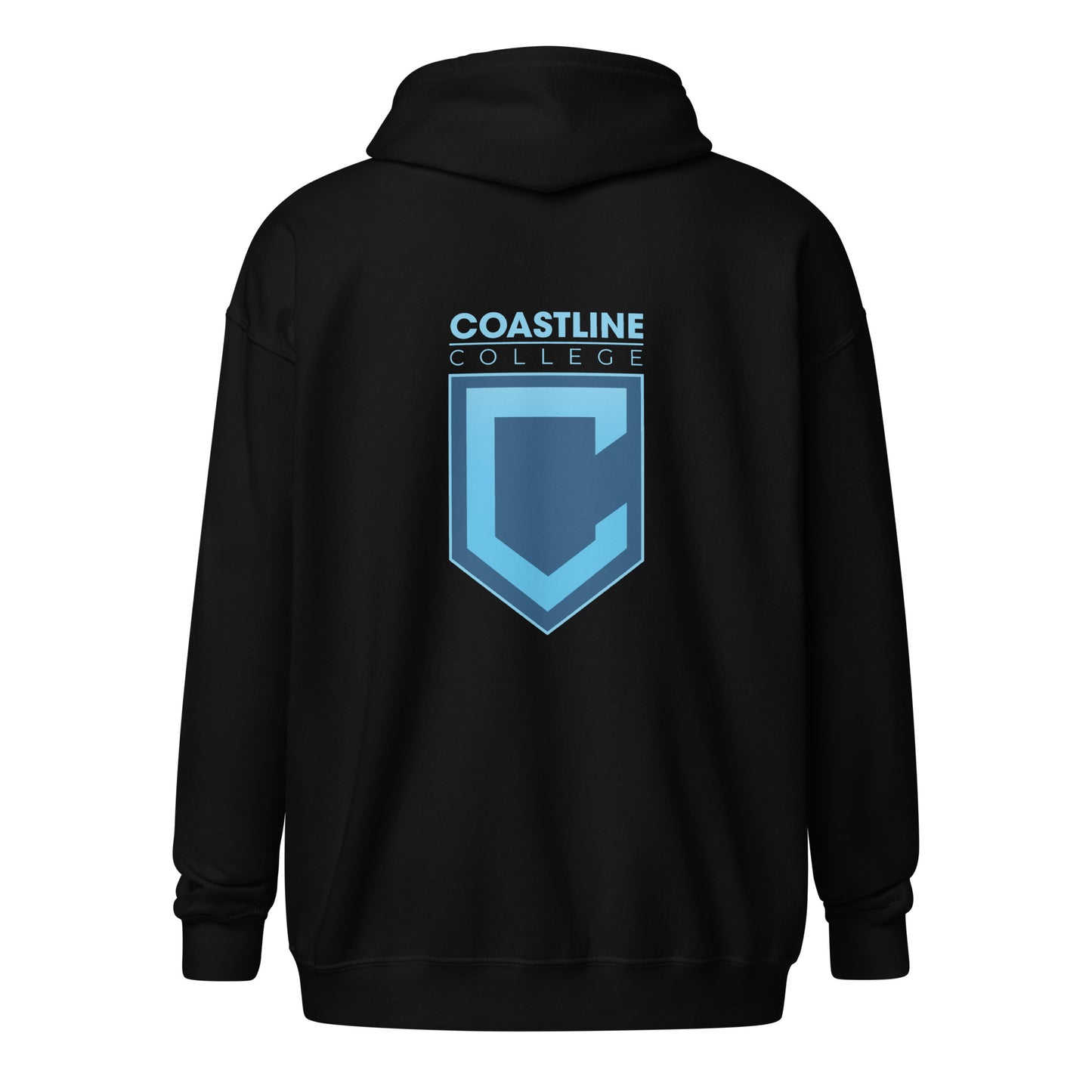 Shield Logo Unisex Heavy Blend Zip Hoodie - Dark Colors