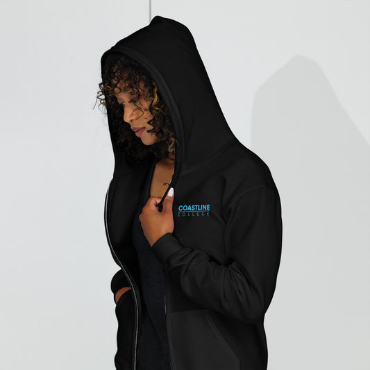 Shield Logo Unisex Heavy Blend Zip Hoodie - Dark Colors