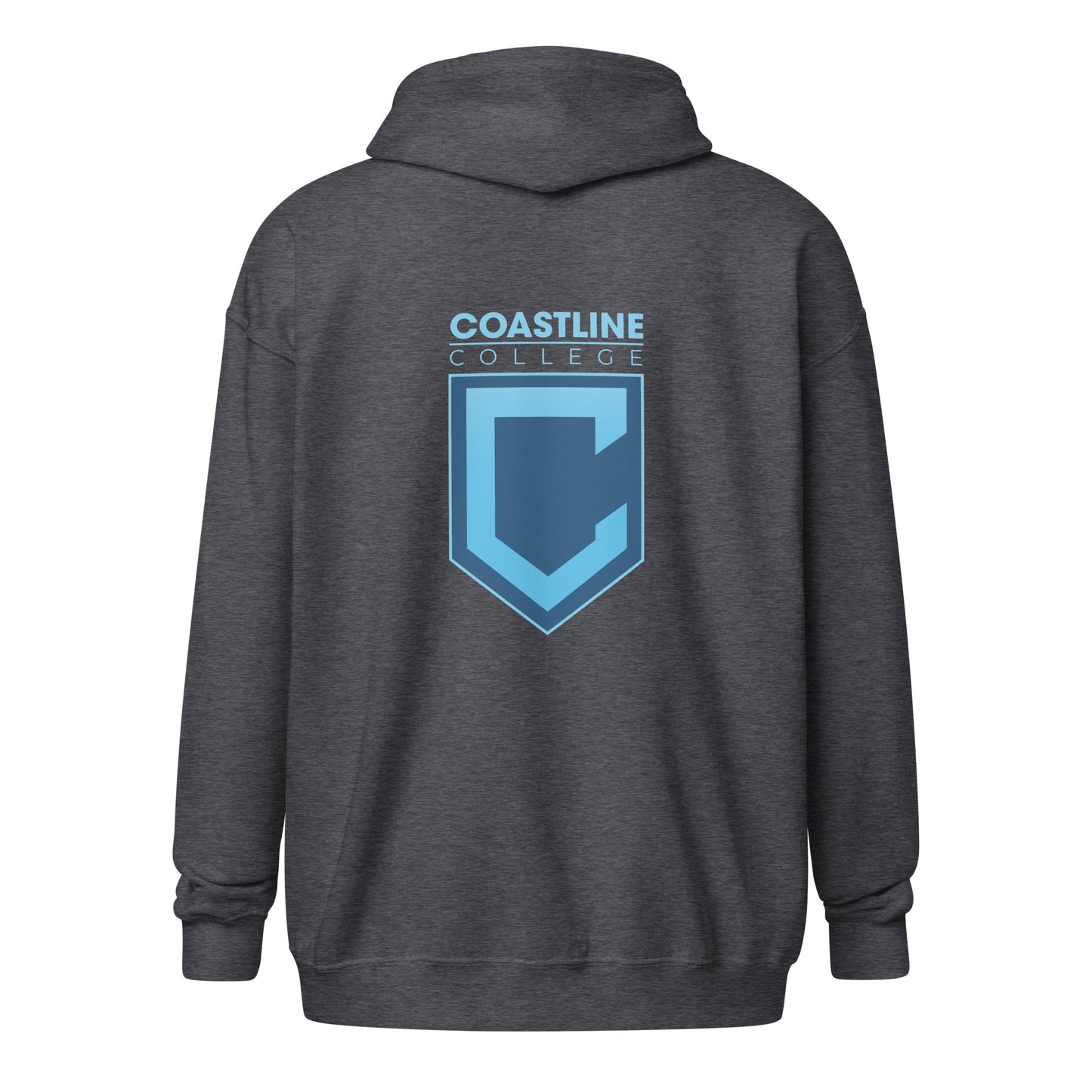 Shield Logo Unisex Heavy Blend Zip Hoodie - Dark Colors