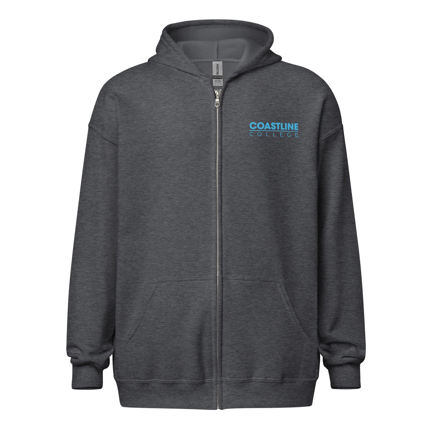 Shield Logo Unisex Heavy Blend Zip Hoodie - Dark Colors