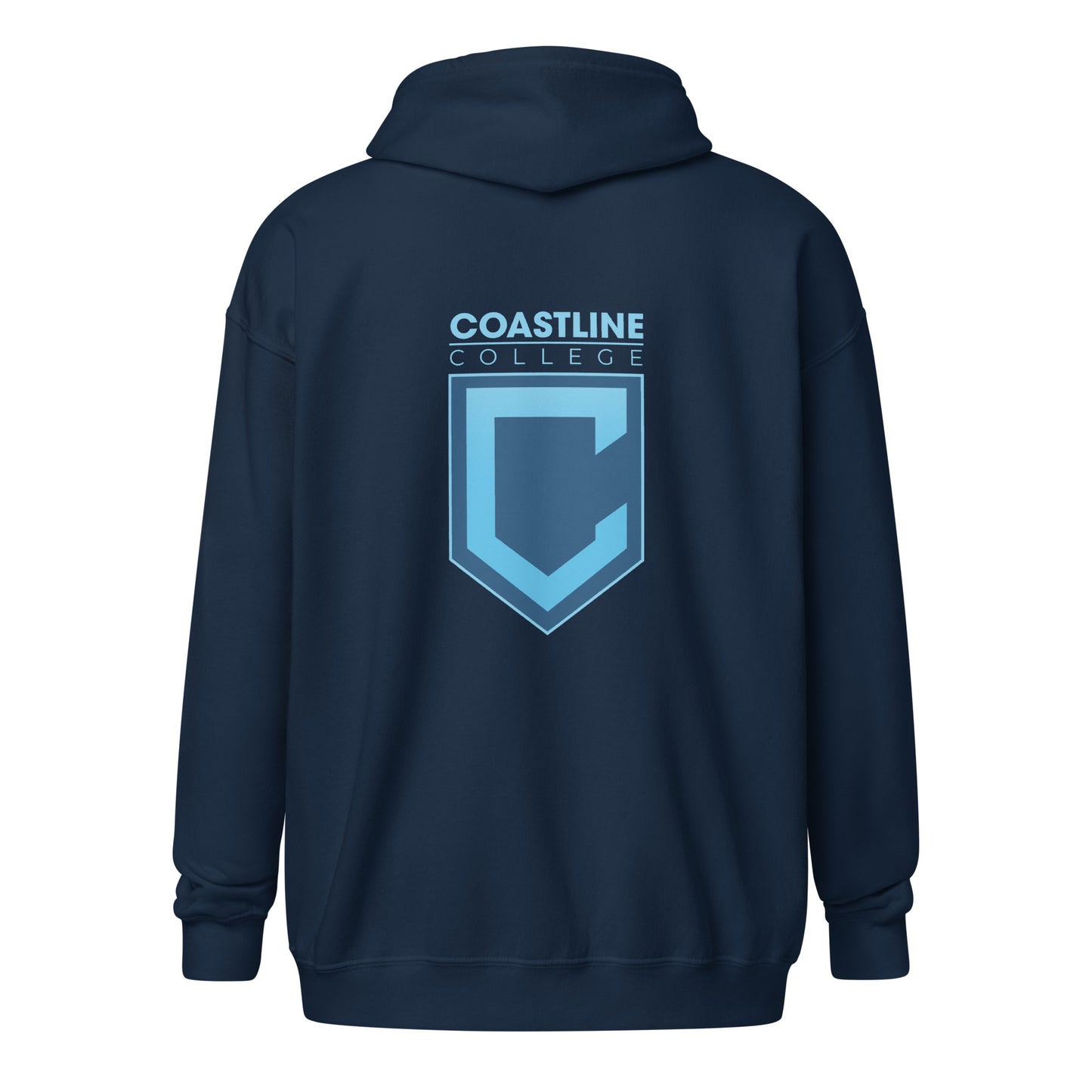 Shield Logo Unisex Heavy Blend Zip Hoodie - Dark Colors