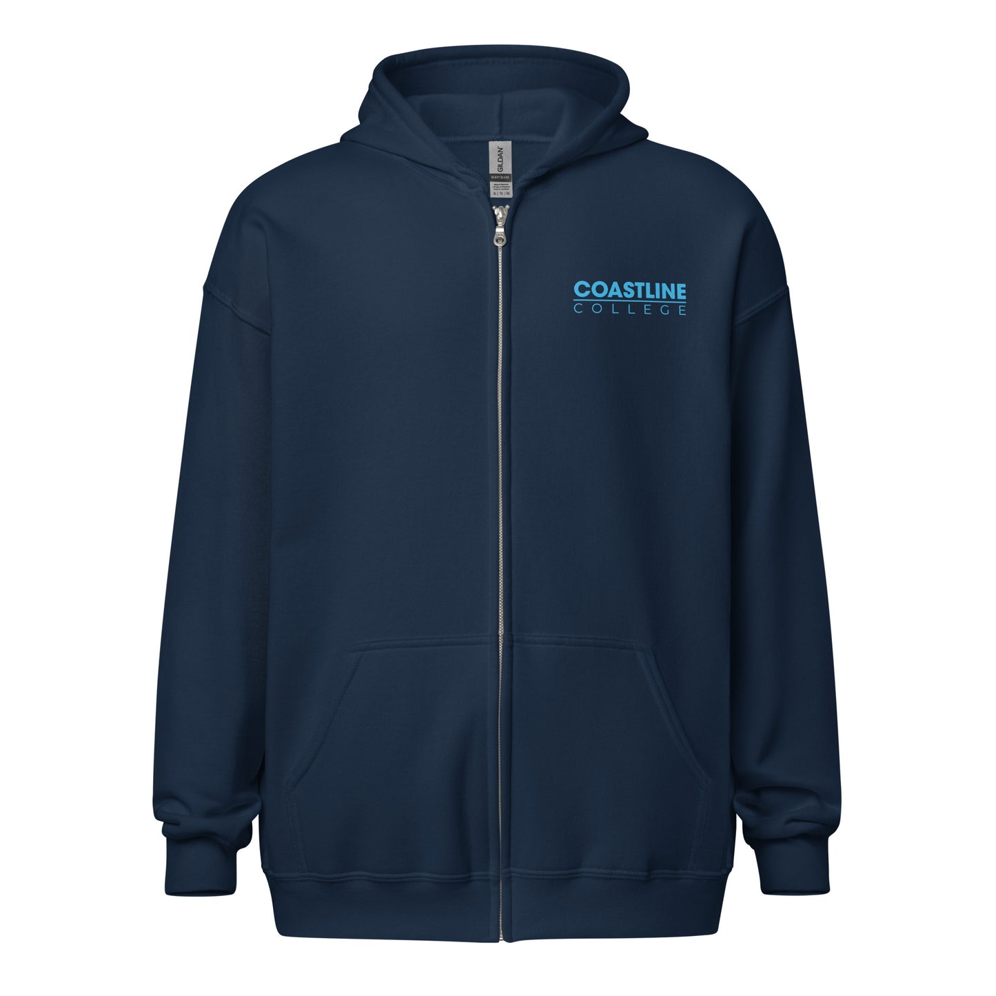 Shield Logo Unisex Heavy Blend Zip Hoodie - Dark Colors