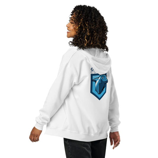Fin Collection Unisex Heavy Blend Zip Hoodie - Light Colors