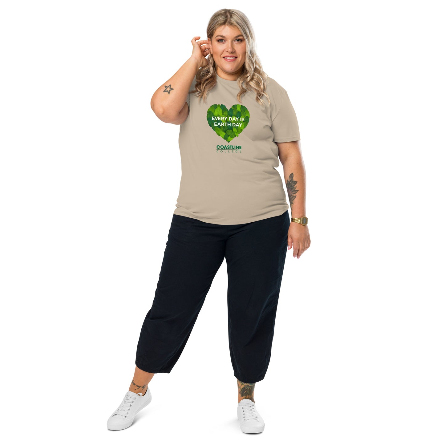 Coastline "Every Day is Earth Day" Unisex Organic Cotton T-Shirt - Light Colors