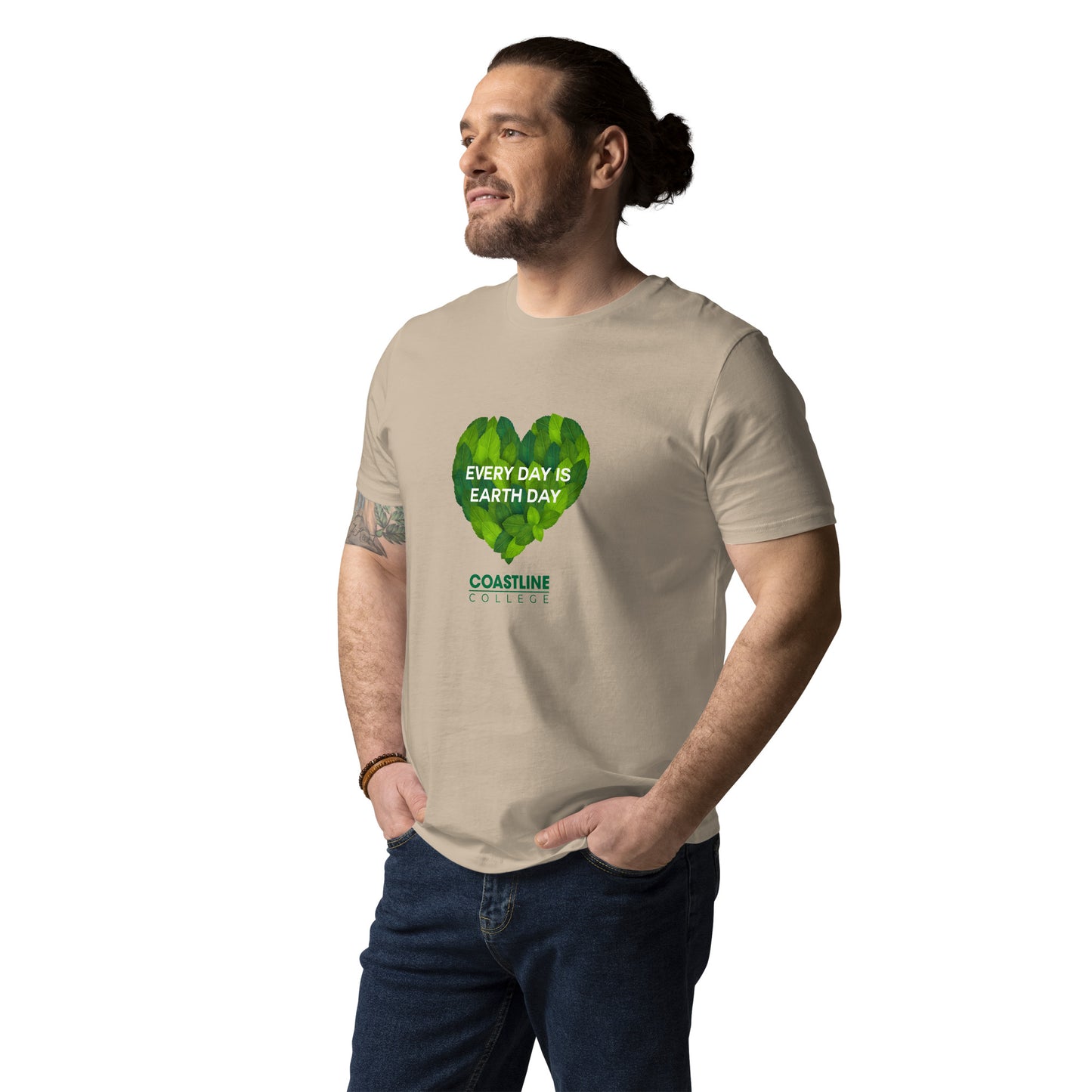 Coastline "Every Day is Earth Day" Unisex Organic Cotton T-Shirt - Light Colors