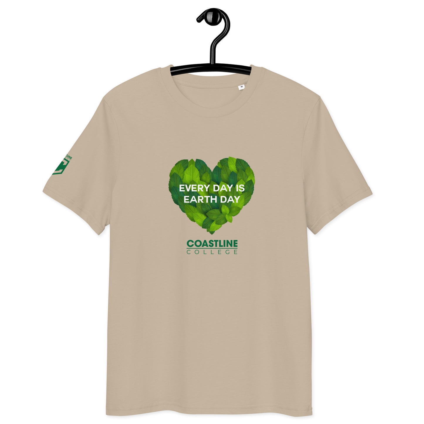 Coastline "Every Day is Earth Day" Unisex Organic Cotton T-Shirt - Light Colors