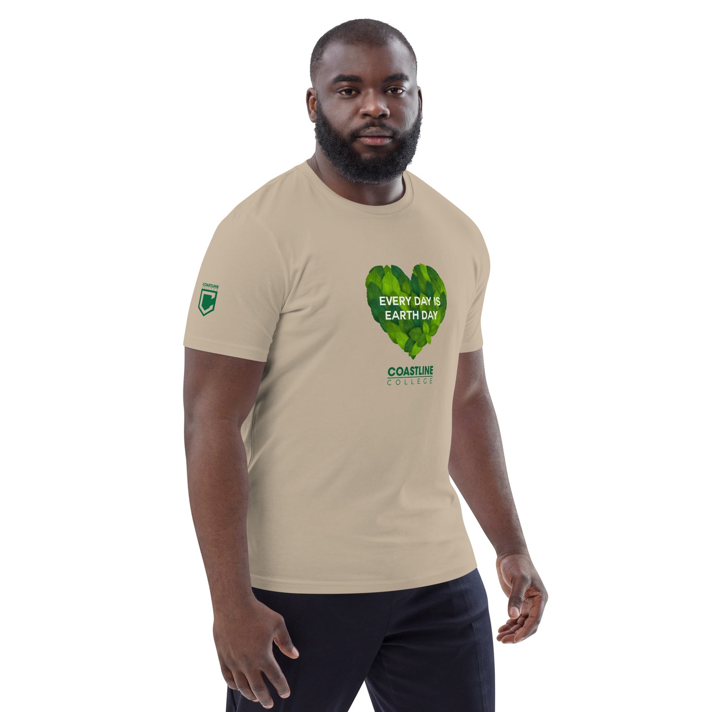 Coastline "Every Day is Earth Day" Unisex Organic Cotton T-Shirt - Light Colors