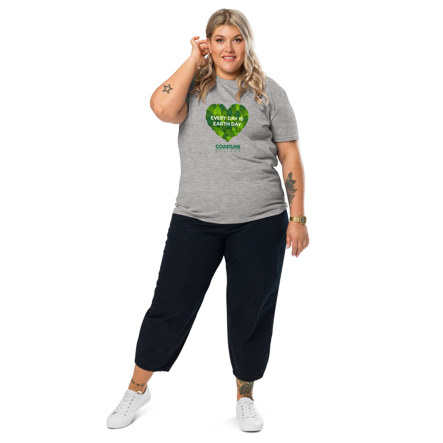 Coastline "Every Day is Earth Day" Unisex Organic Cotton T-Shirt - Light Colors