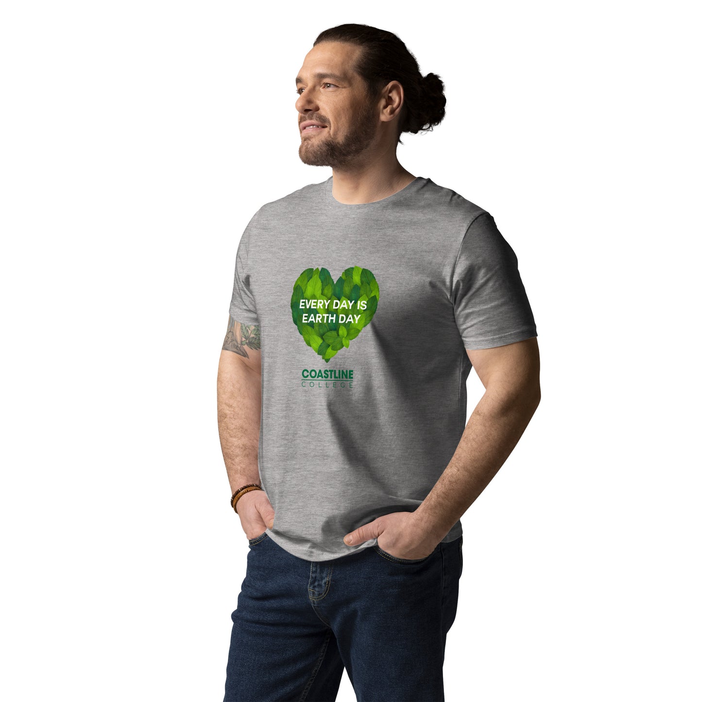 Coastline "Every Day is Earth Day" Unisex Organic Cotton T-Shirt - Light Colors