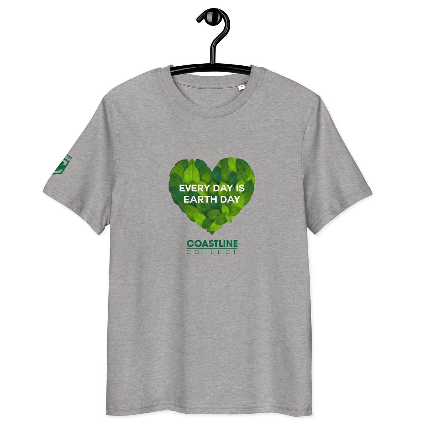 Coastline "Every Day is Earth Day" Unisex Organic Cotton T-Shirt - Light Colors