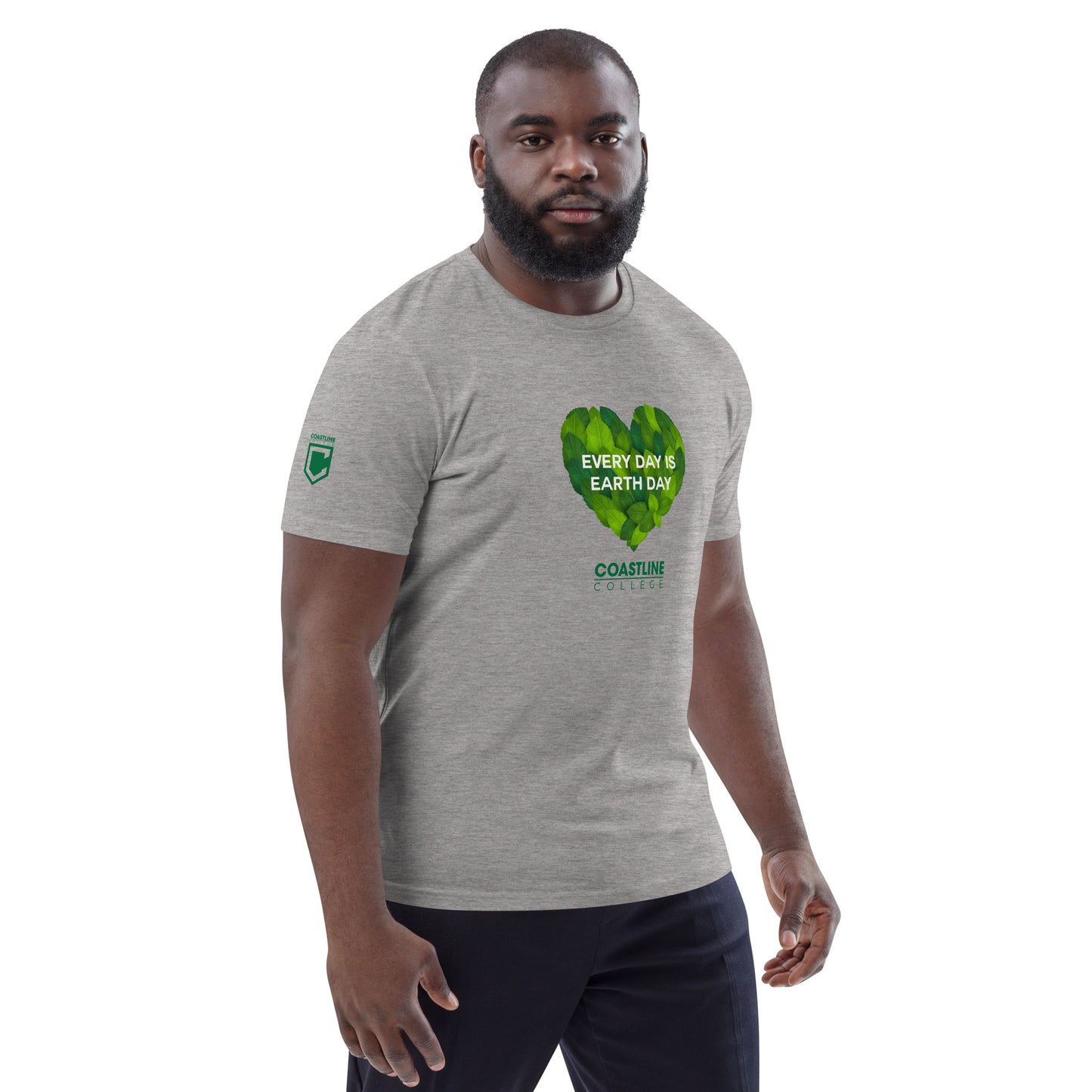 Coastline "Every Day is Earth Day" Unisex Organic Cotton T-Shirt - Light Colors