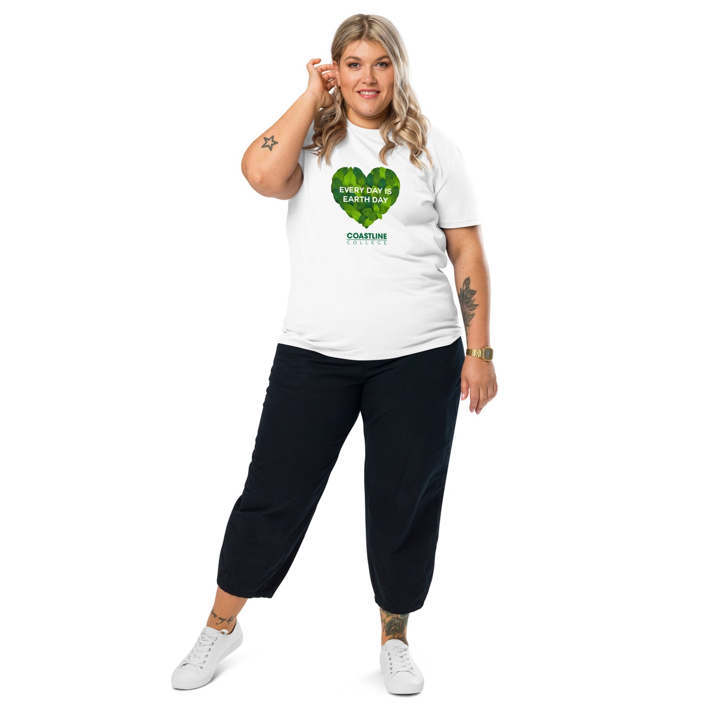 Coastline "Every Day is Earth Day" Unisex Organic Cotton T-Shirt - Light Colors