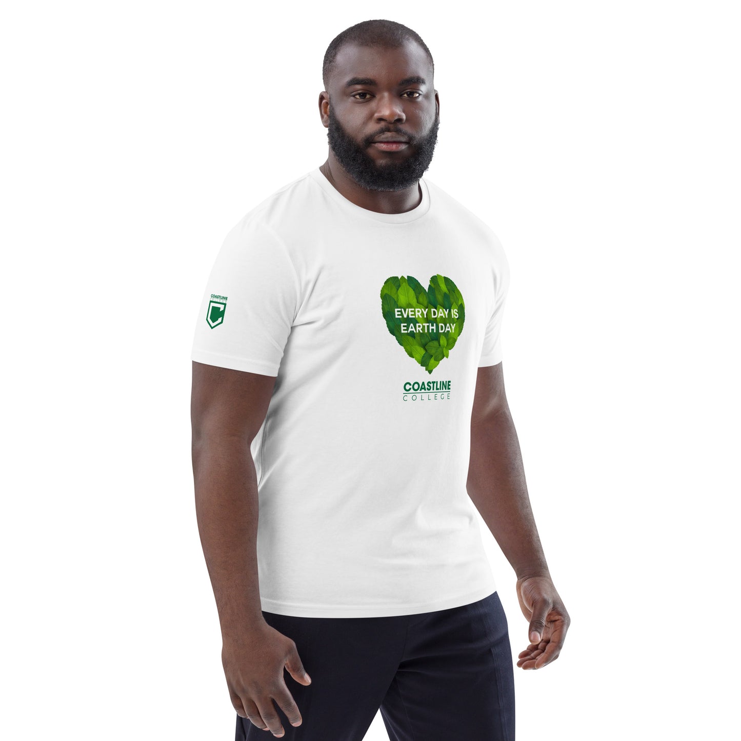 Coastline "Every Day is Earth Day" Unisex Organic Cotton T-Shirt - Light Colors