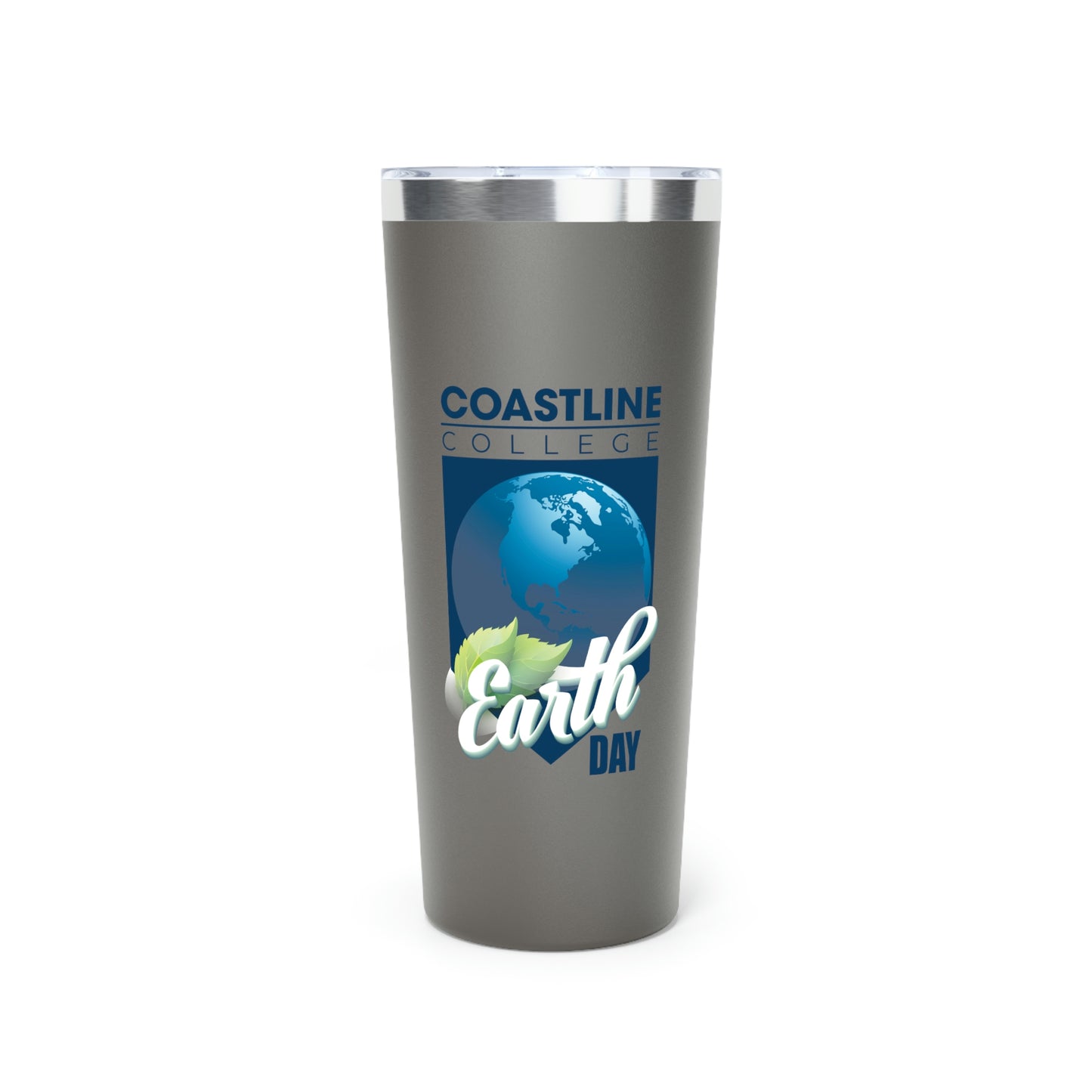 Coastline Earth Day Copper Vacuum Insulated Tumbler, 22oz