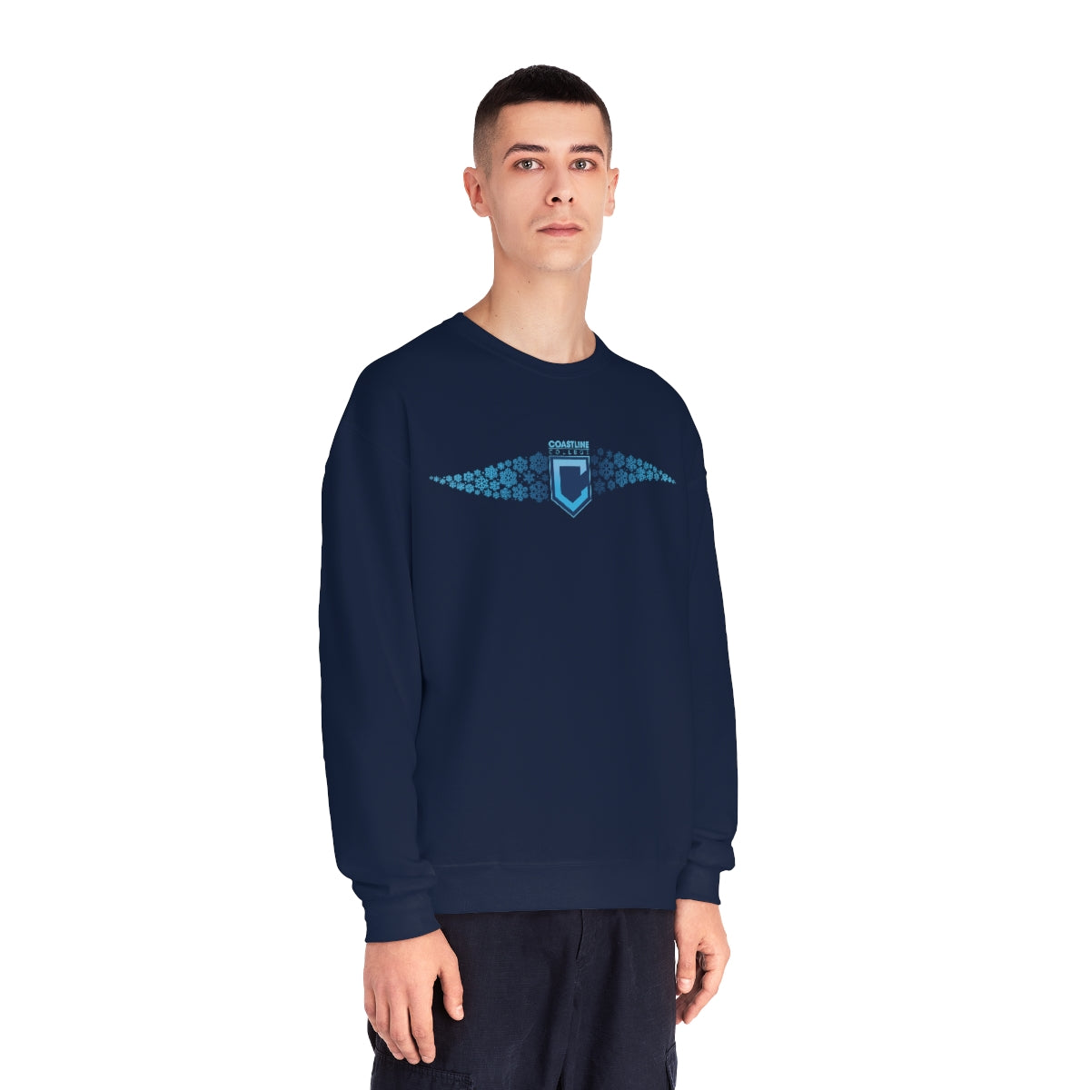 Coastline Winter Wave Unisex NuBlend® Crewneck Sweatshirt