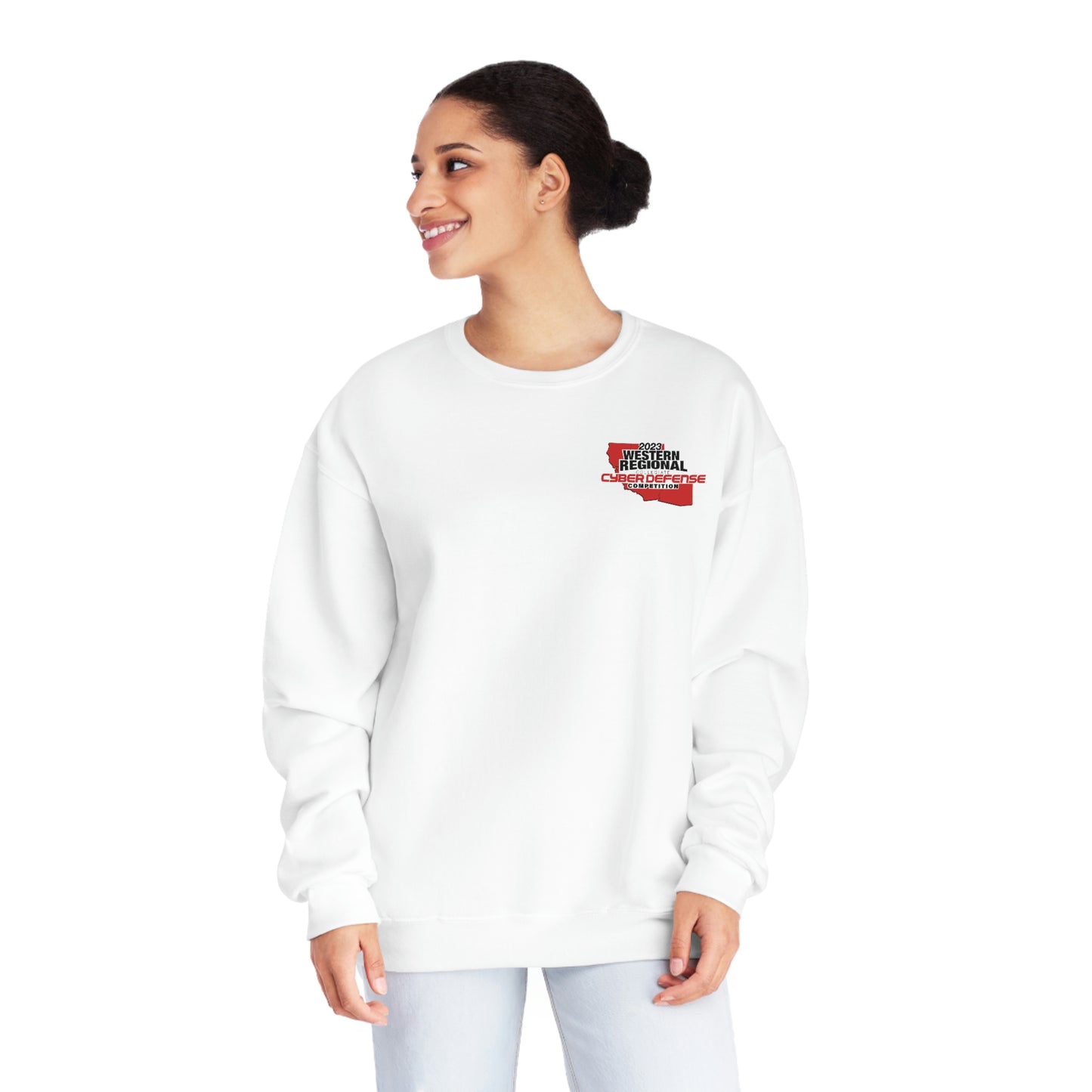 WRCCDC 2023 Competition Unisex NuBlend® Crewneck Sweatshirt - Small Logo
