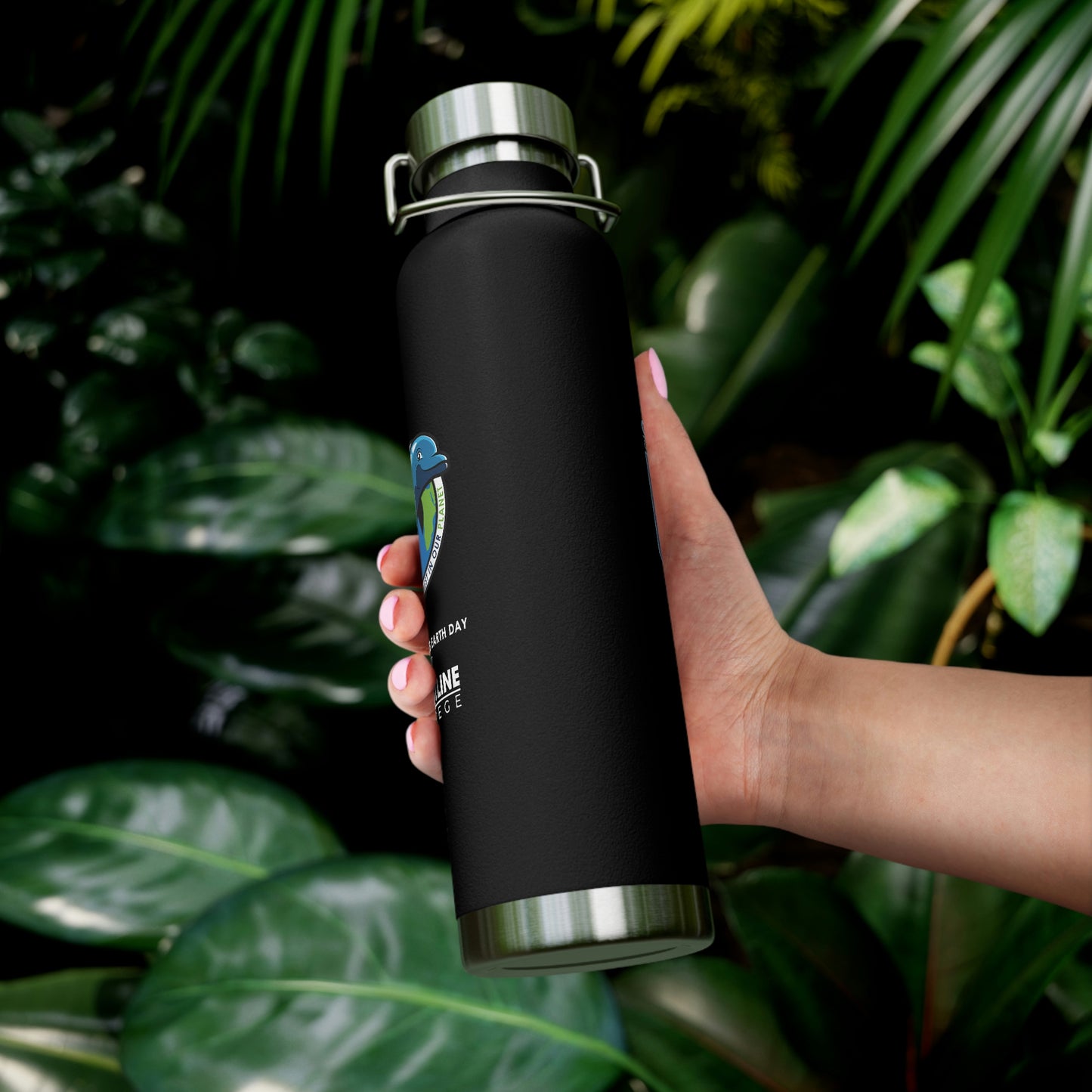 Fin Invest In Our Oceans Copper Vacuum Insulated Bottle, 22oz