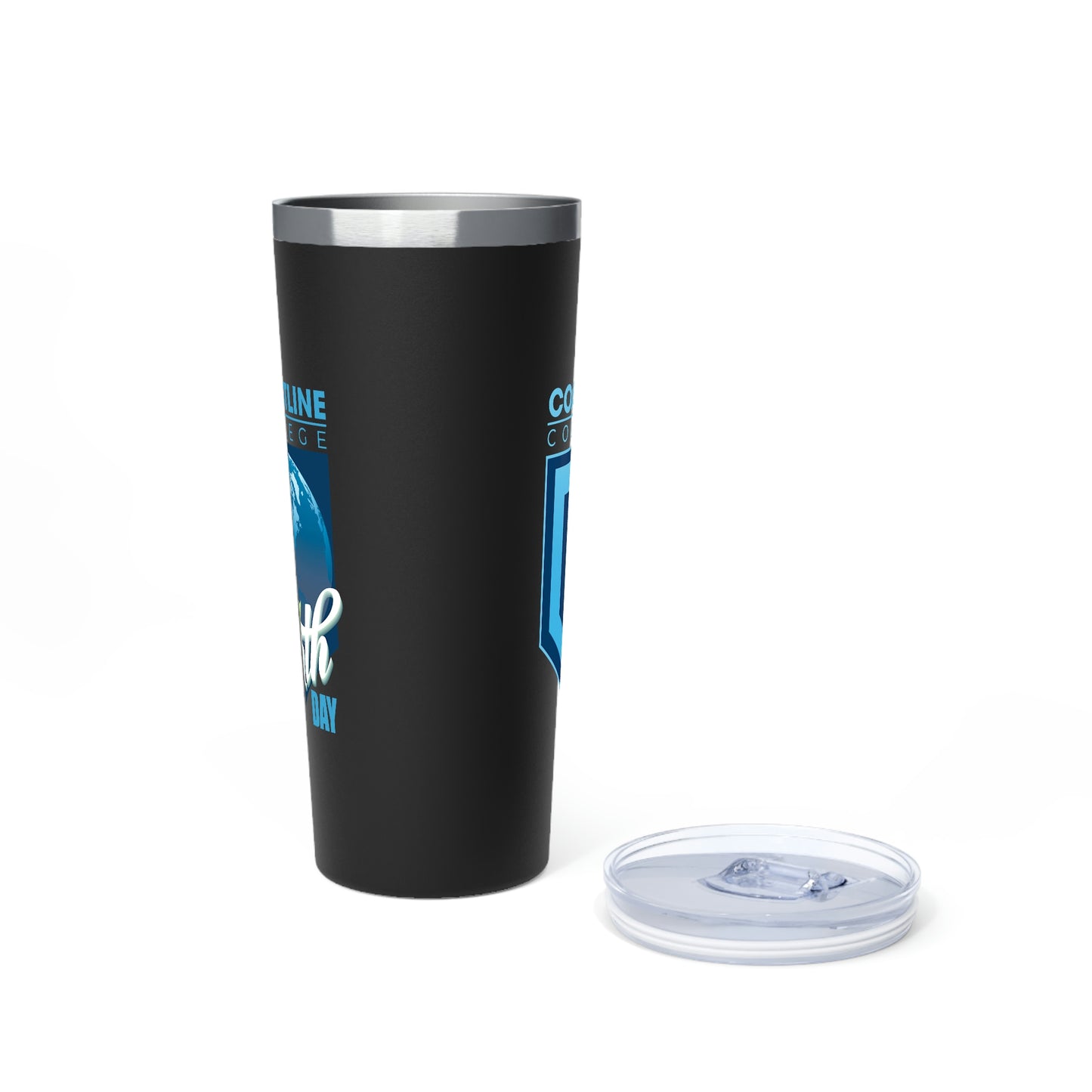 Coastline Earth Day Copper Vacuum Insulated Tumbler, 22oz
