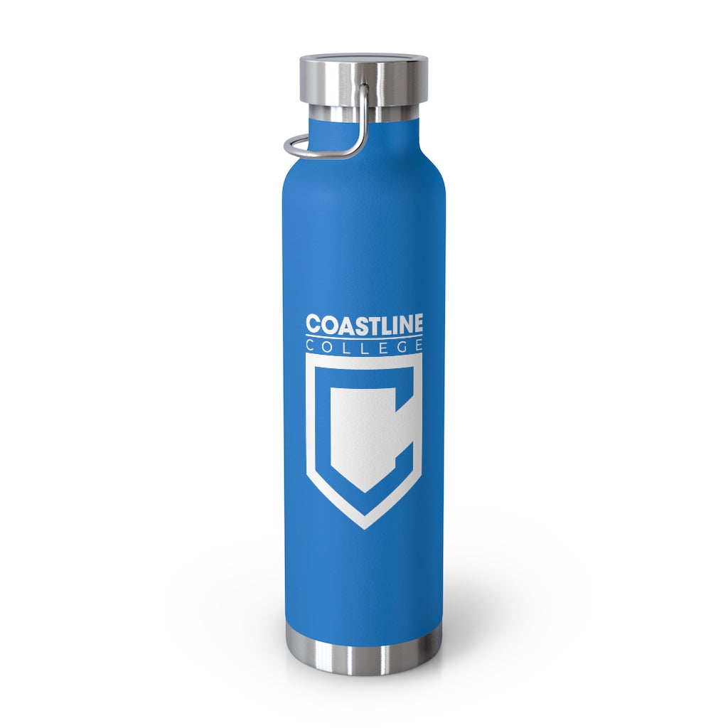 Coastline Summertime Sunset Copper Vacuum Insulated Bottle, 22oz