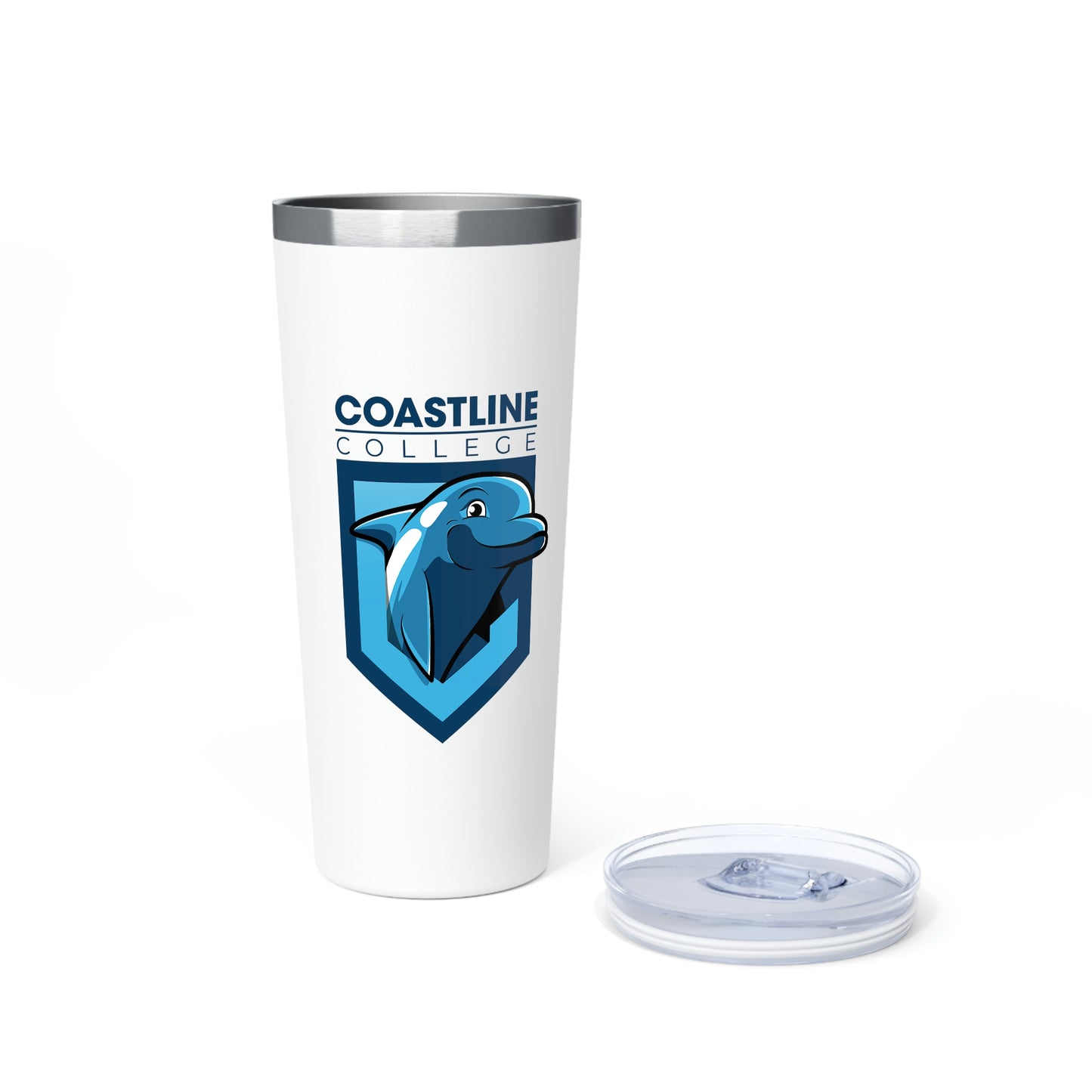 Fin Collection Copper Vacuum Insulated Tumbler, 22oz