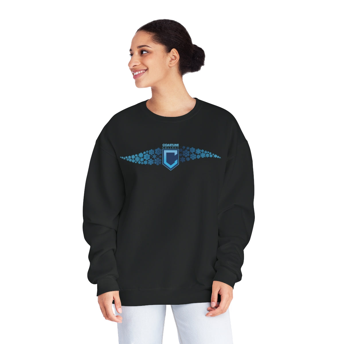 Coastline Winter Wave Unisex NuBlend® Crewneck Sweatshirt