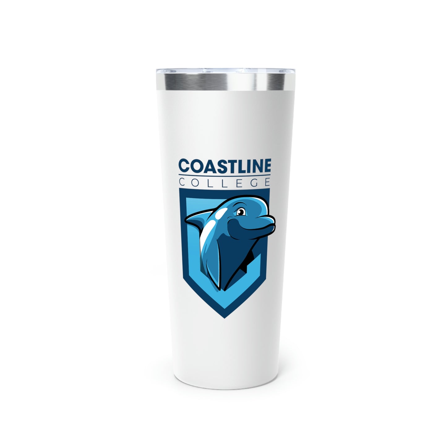 Fin Collection Copper Vacuum Insulated Tumbler, 22oz