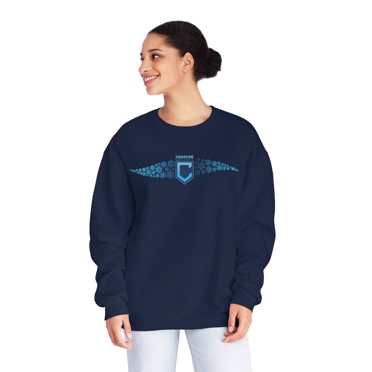 Coastline Winter Wave Unisex NuBlend® Crewneck Sweatshirt