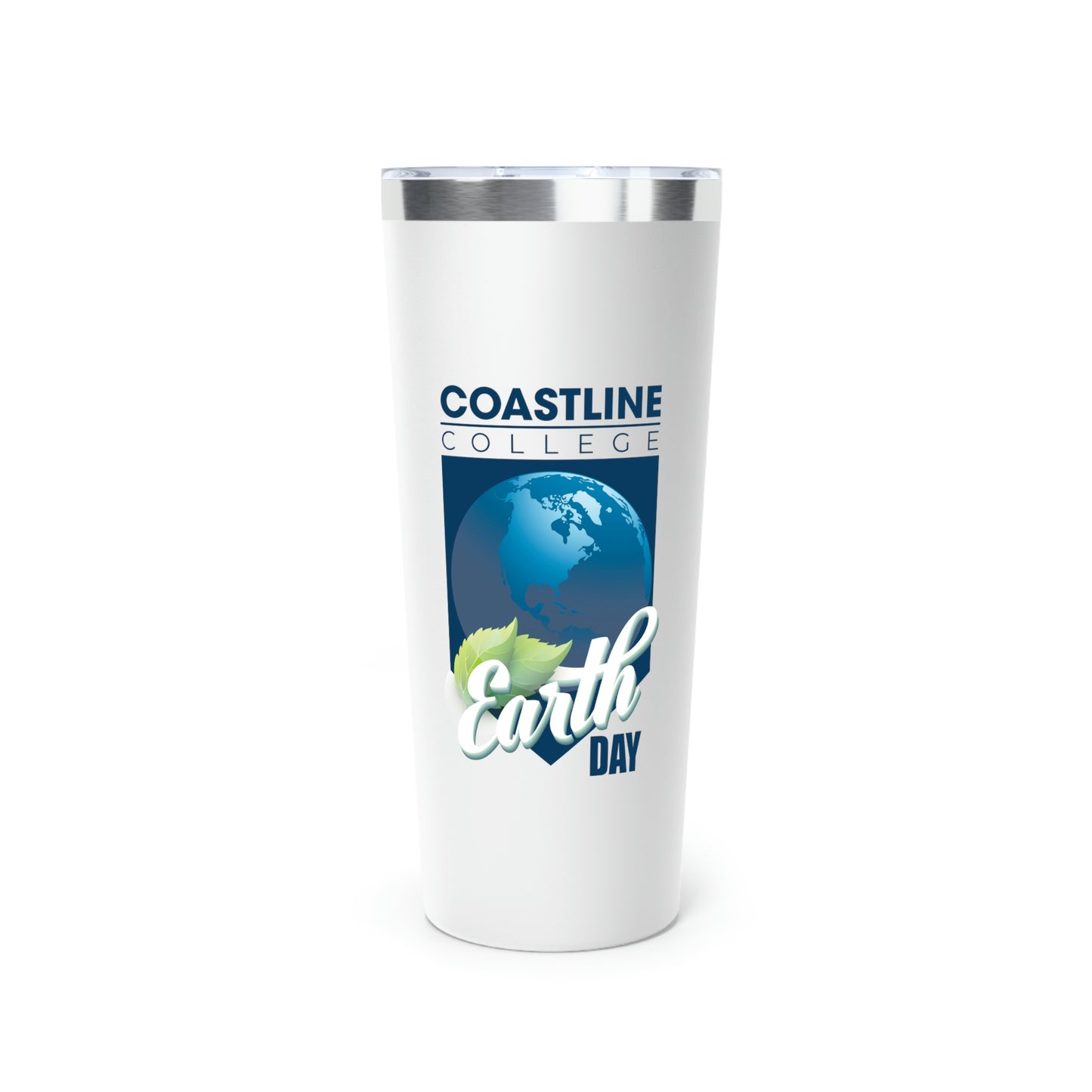 Coastline Earth Day Copper Vacuum Insulated Tumbler, 22oz