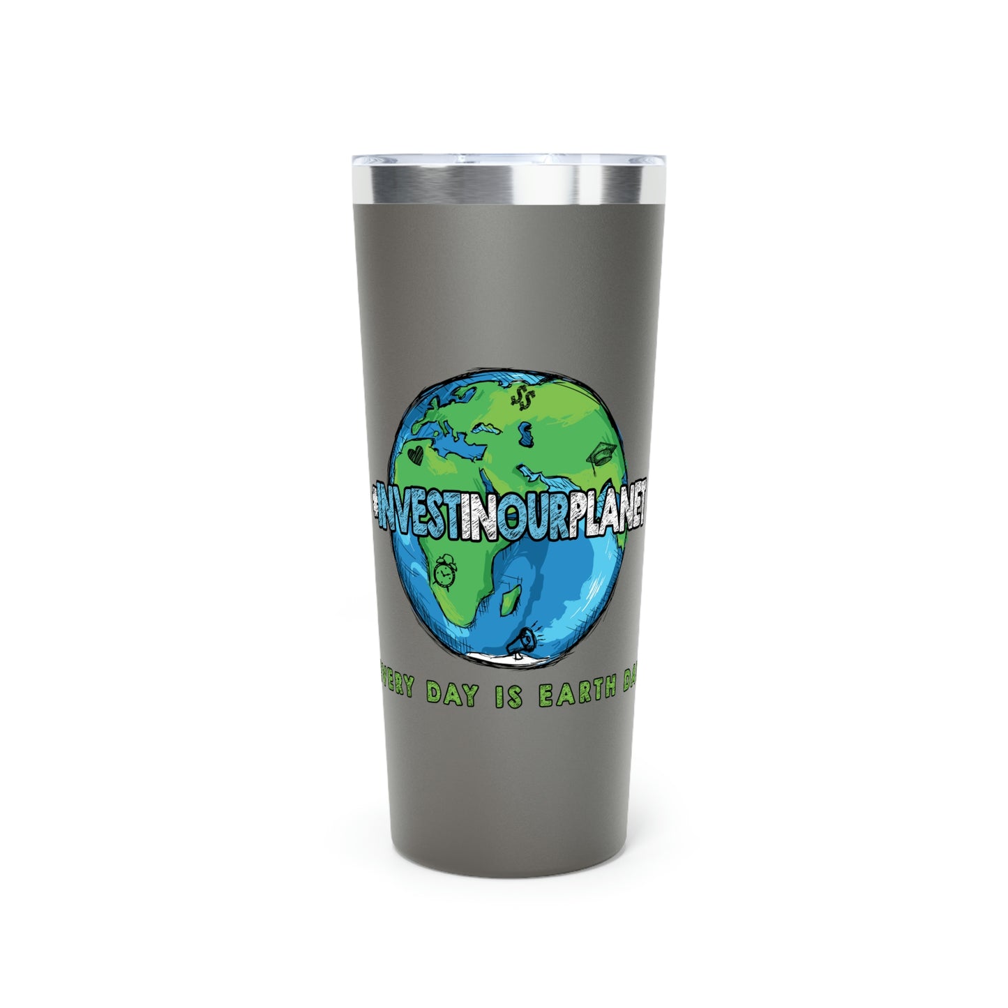 Coastline "Invest In Our Planet" Copper Vacuum Insulated Tumbler, 22oz