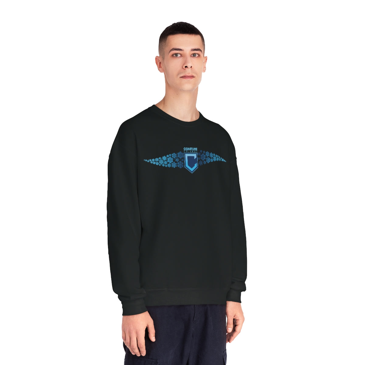 Coastline Winter Wave Unisex NuBlend® Crewneck Sweatshirt