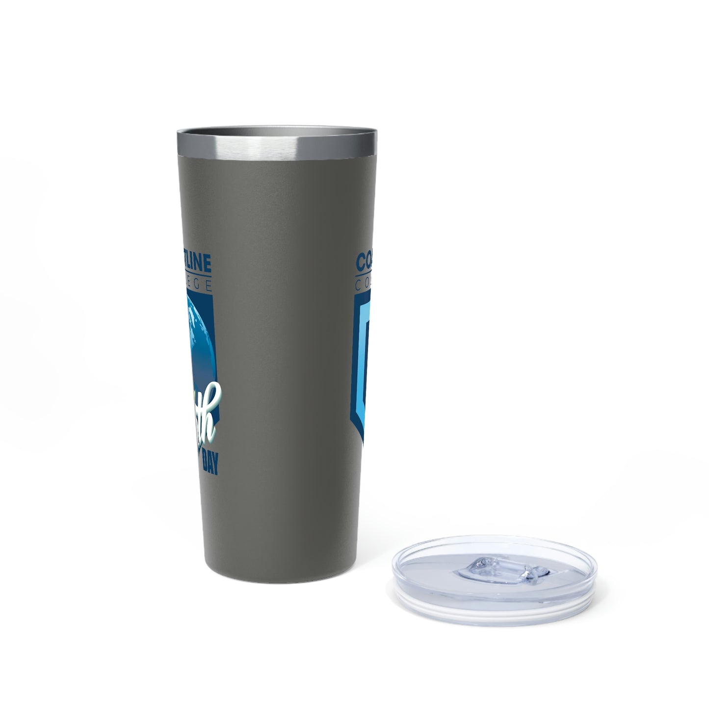 Coastline Earth Day Copper Vacuum Insulated Tumbler, 22oz
