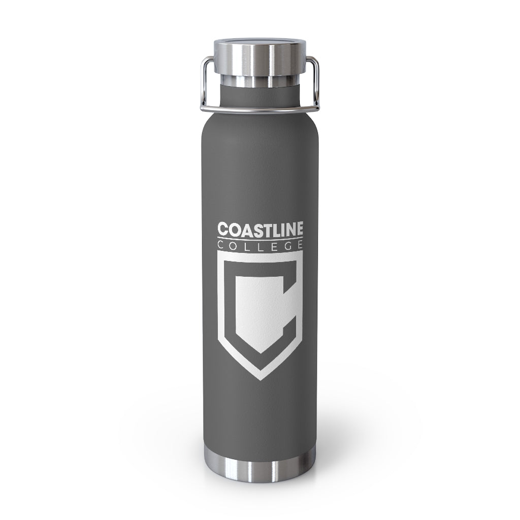 Shield Logo Copper Vacuum Insulated Bottle, 22oz