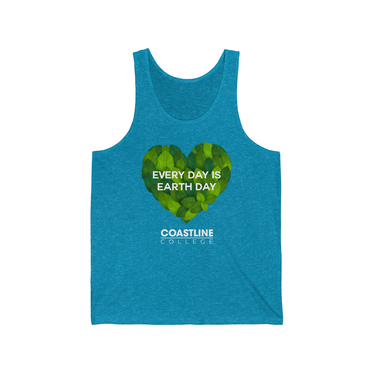 Coastline "Every Day is Earth Day" Unisex Jersey Tank