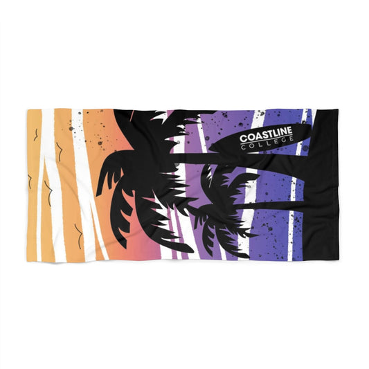 Coastline Summertime Sunset Beach Towel