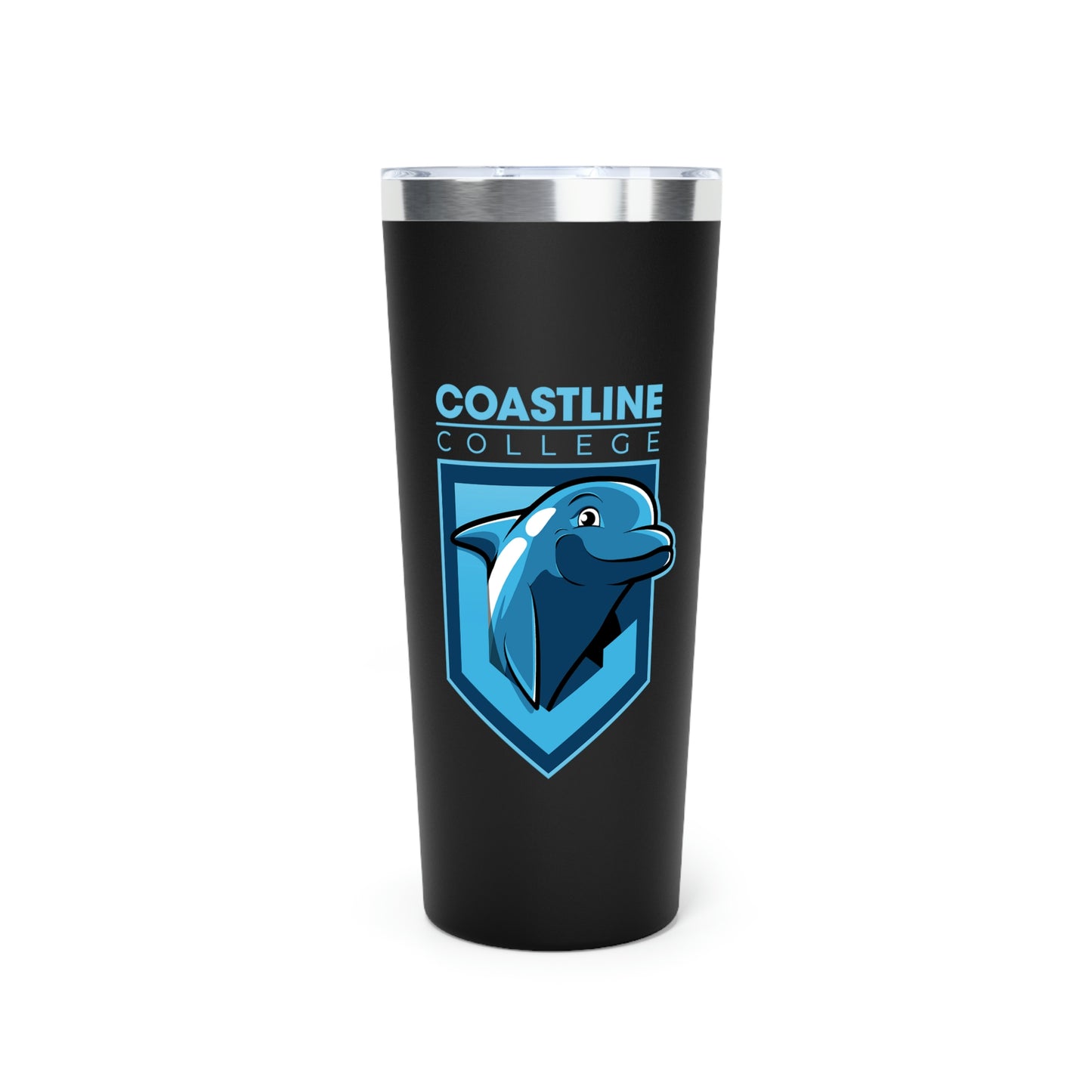 Fin Collection Copper Vacuum Insulated Tumbler, 22oz