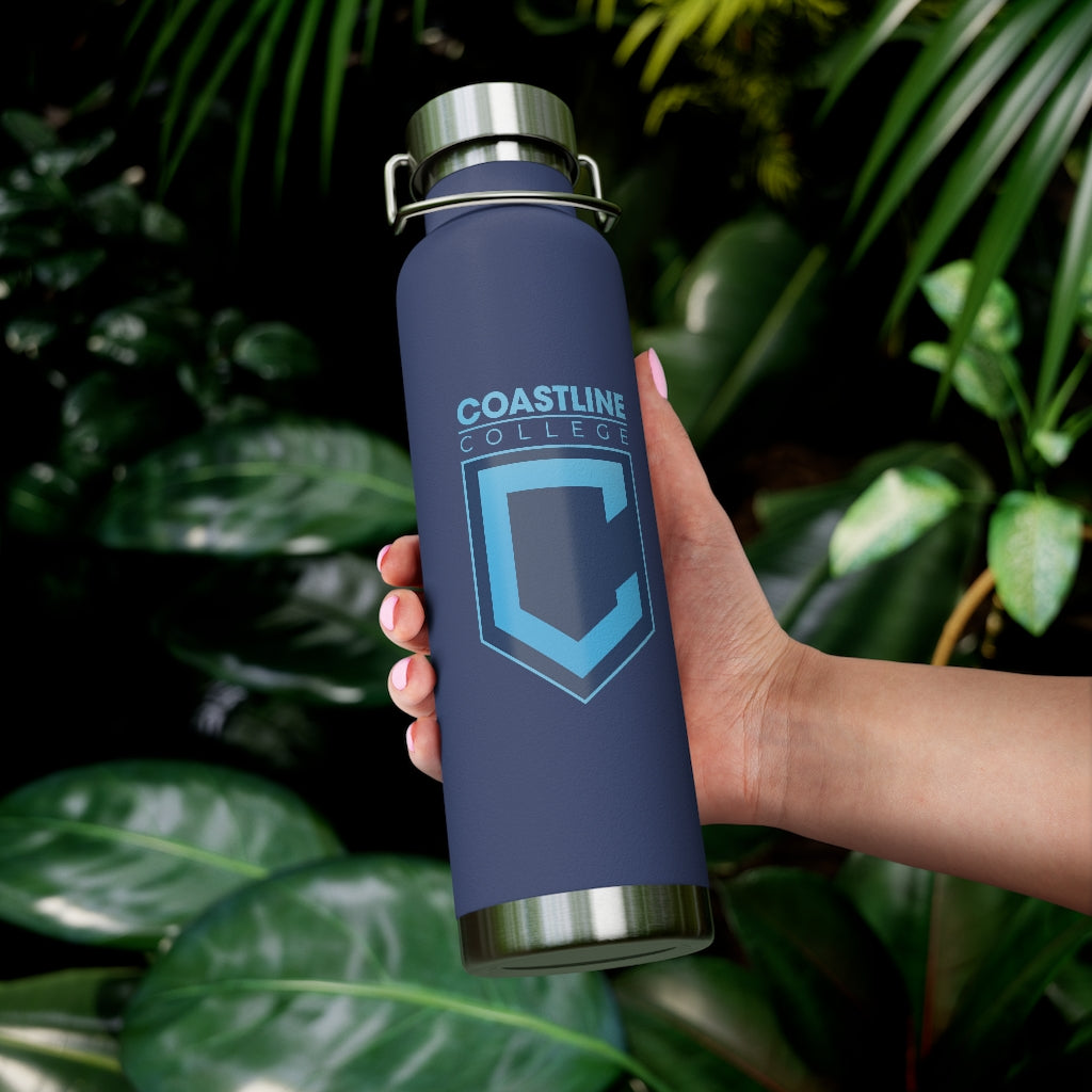 Shield Logo Copper Vacuum Insulated Bottle, 22oz