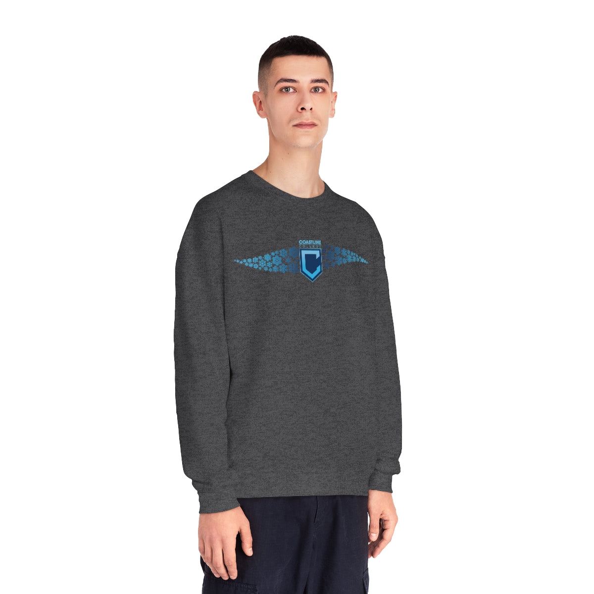 Coastline Winter Wave Unisex NuBlend® Crewneck Sweatshirt