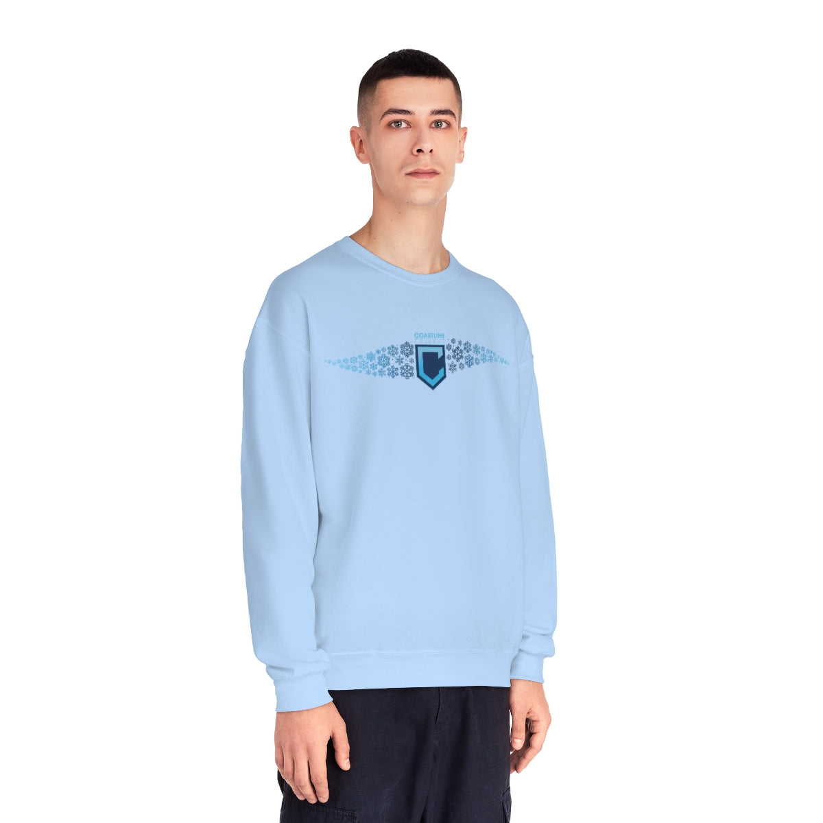 Coastline Winter Wave Unisex NuBlend® Crewneck Sweatshirt