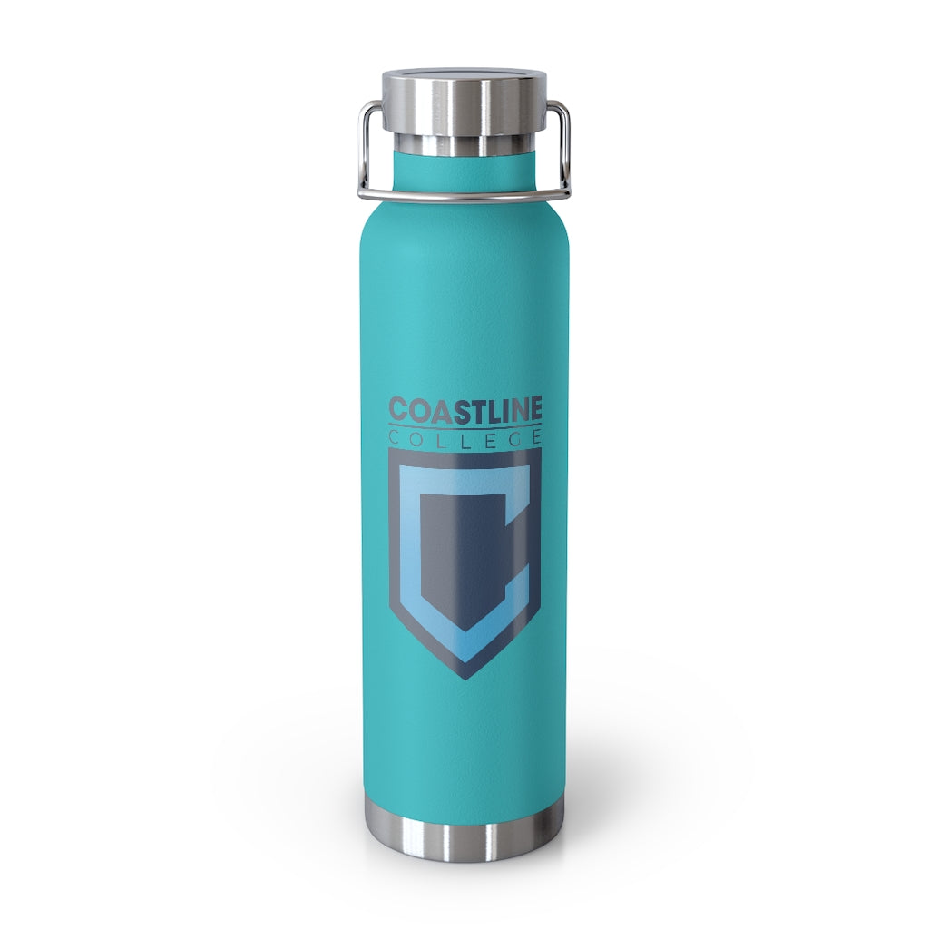 Shield Logo Copper Vacuum Insulated Bottle, 22oz