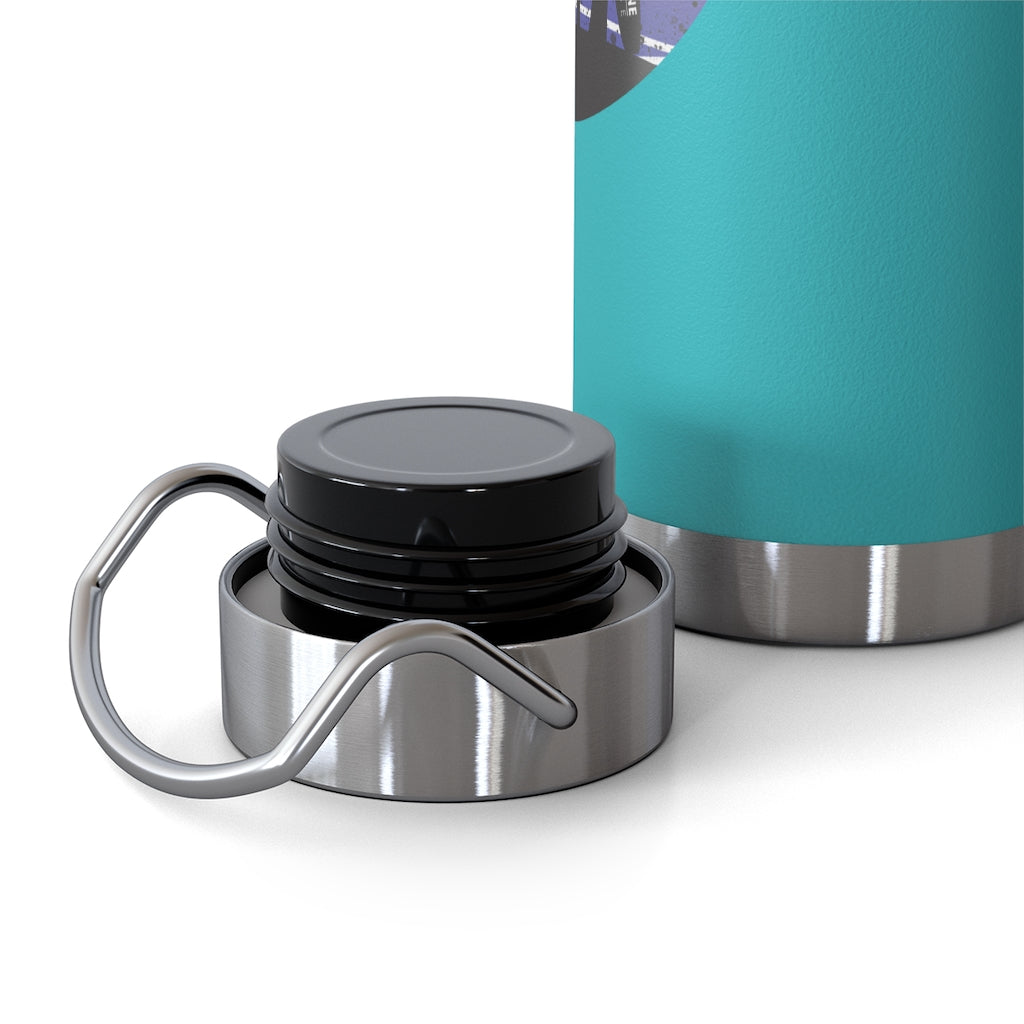 Coastline Summertime Sunset Copper Vacuum Insulated Bottle, 22oz