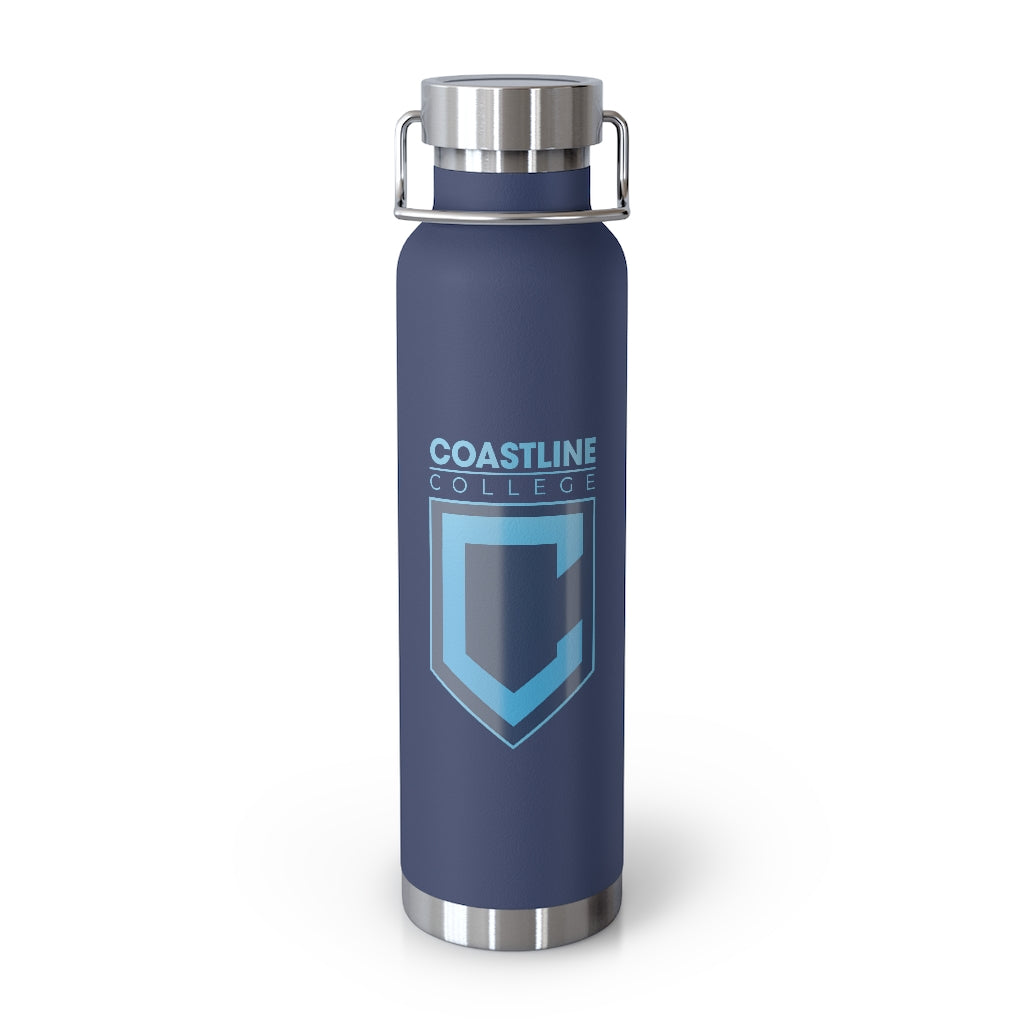 Shield Logo Copper Vacuum Insulated Bottle, 22oz