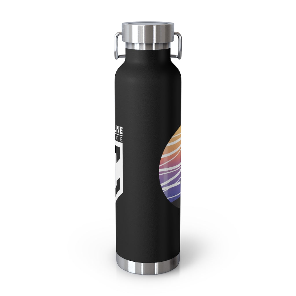 Coastline Summertime Sunset Copper Vacuum Insulated Bottle, 22oz